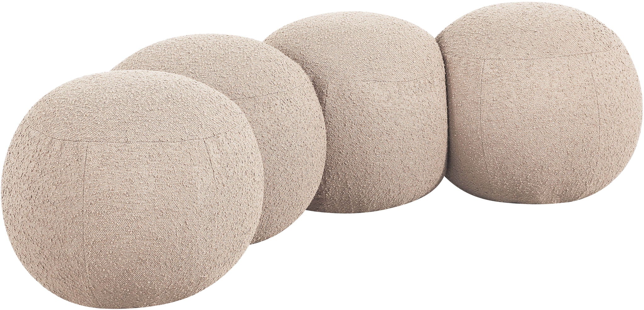 Apollo - Boucle Fabric Bench - Urban Living Furniture (Los Angeles, CA)