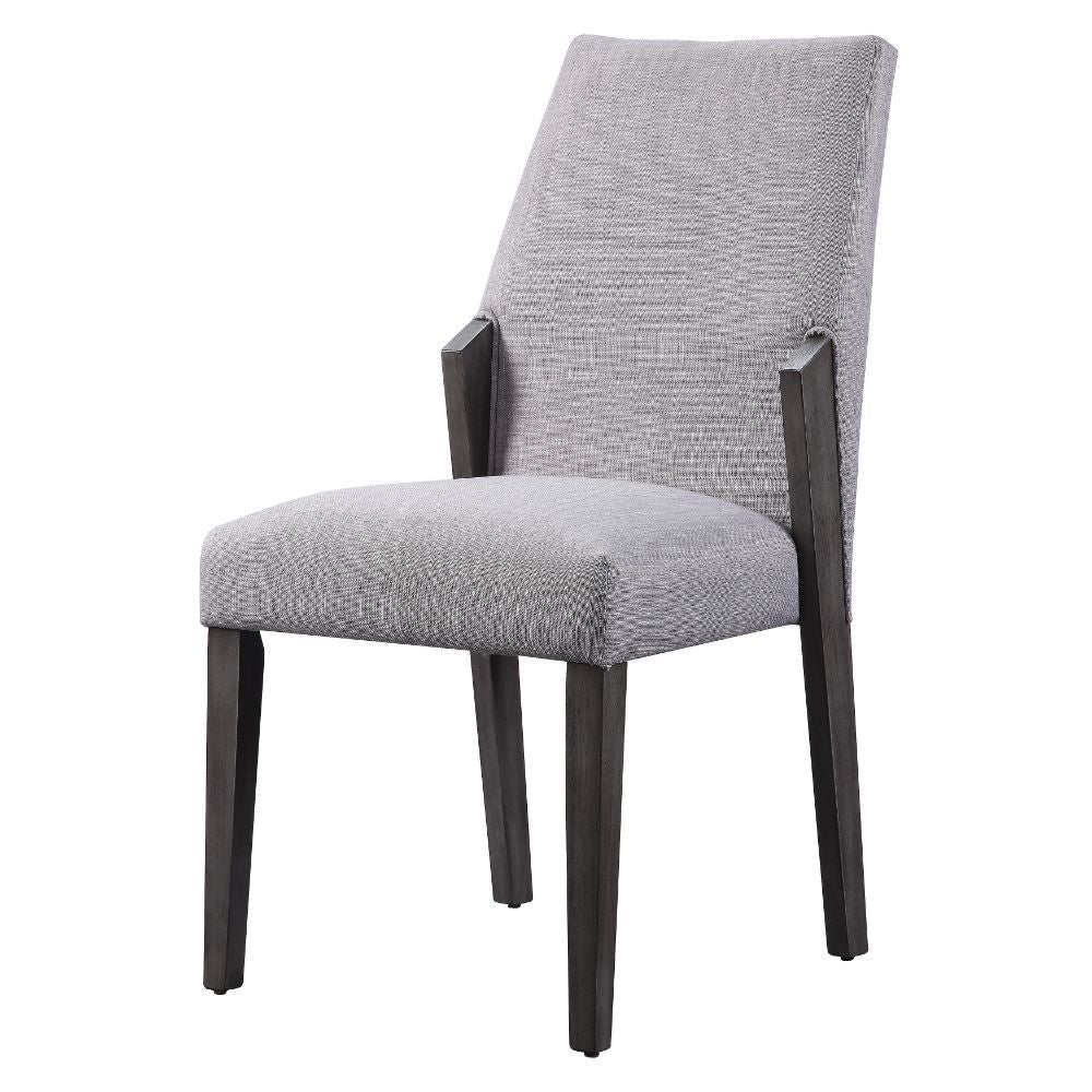 Belay - Side Chair (Set of 2) - Gray Fabric & Gray Oak - Urban Living Furniture (Los Angeles, CA)