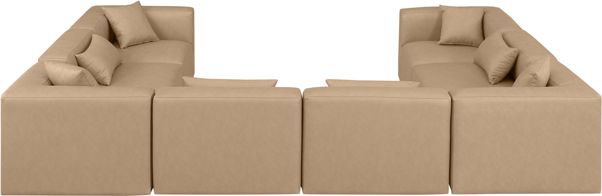 Cube - 8 Piece Modular Sectional - Tan - Urban Living Furniture (Los Angeles, CA)