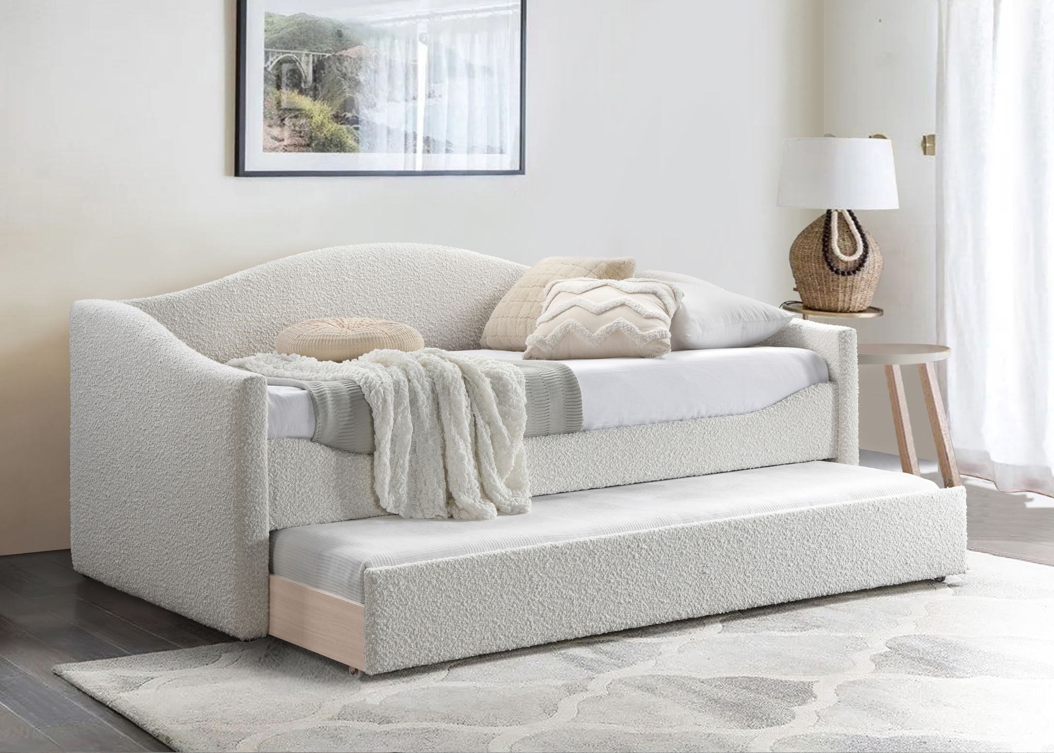 Arlo - Twin Daybed - Cream - Urban Living Furniture (Los Angeles, CA)