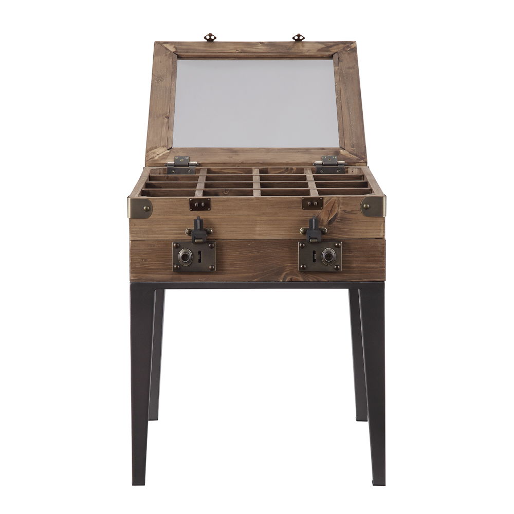 Kolin - Accent Table - Rustic Oak & Matte Gray - Urban Living Furniture (Los Angeles, CA)