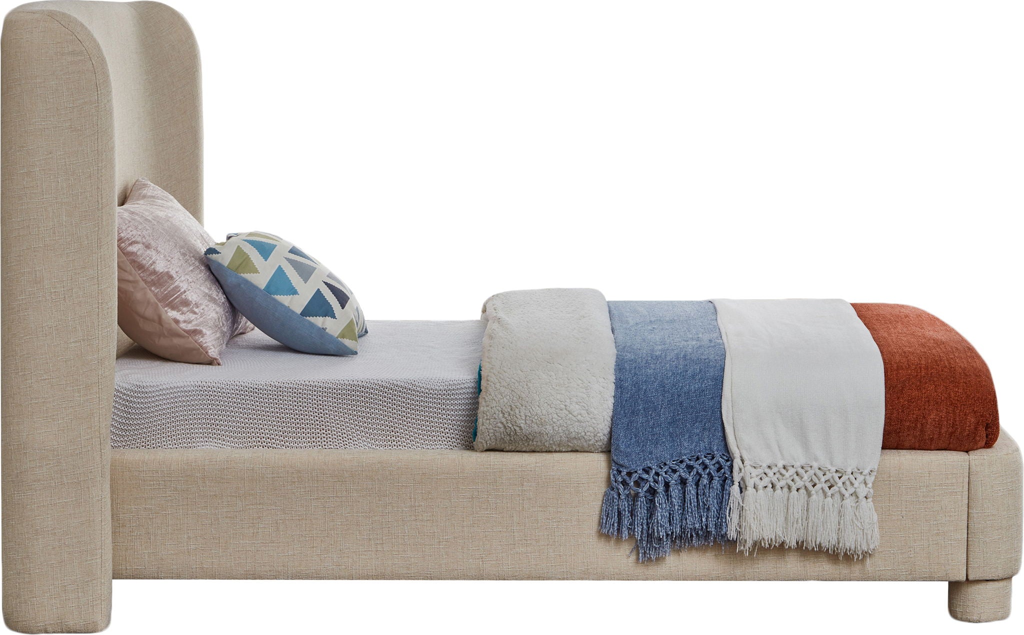Penny - Polyester Fabric Bed - Urban Living Furniture (Los Angeles, CA)