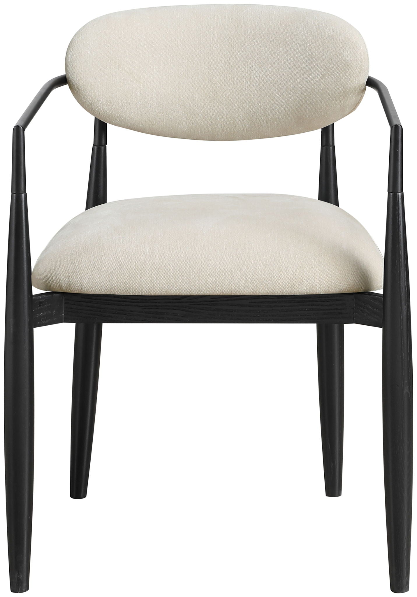 Riccio - Fabric Dining Arm Chair (Set of 2) - Black Frame - Urban Living Furniture (Los Angeles, CA)