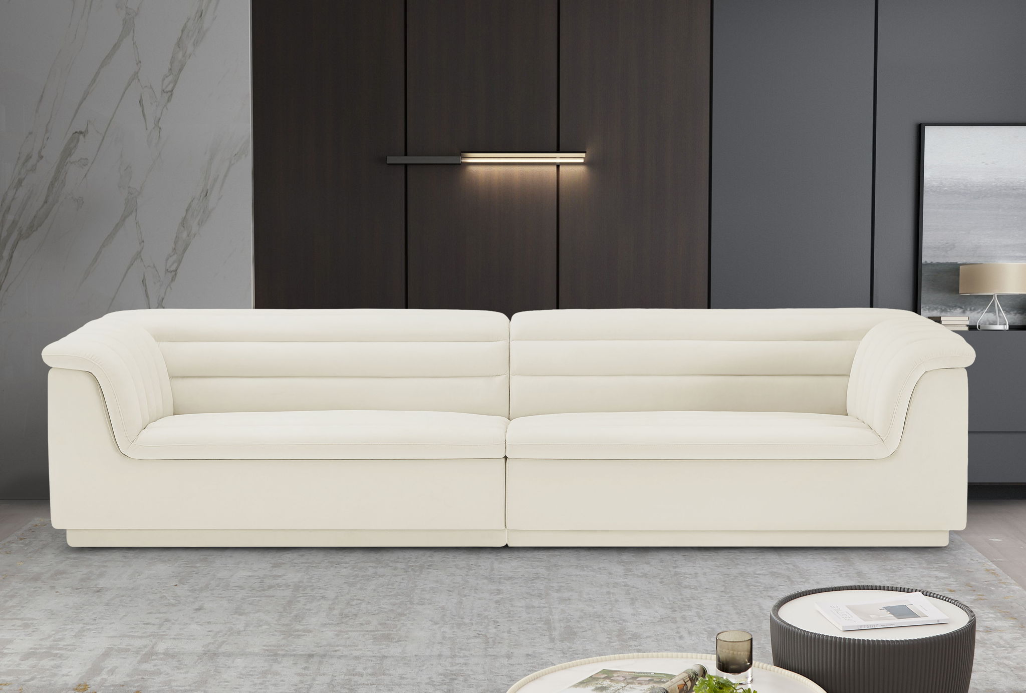 Cascade - Velvet Modular Sofa - Urban Living Furniture (Los Angeles, CA)