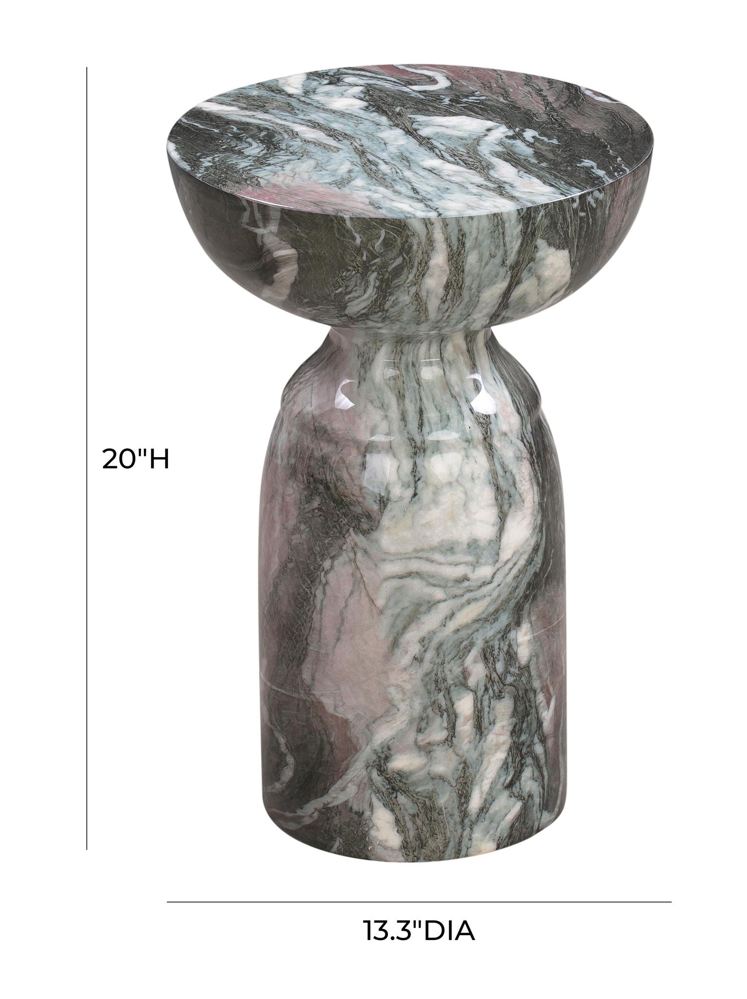 Rue - Marble Side Table