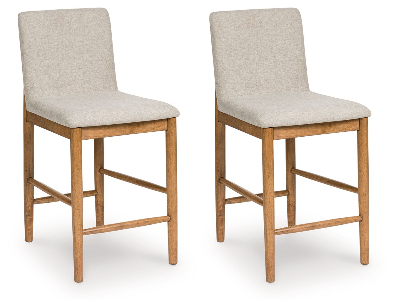 Isanti - Light Brown - Upholstered Barstool (Set of 2) - Urban Living Furniture (Los Angeles, CA)