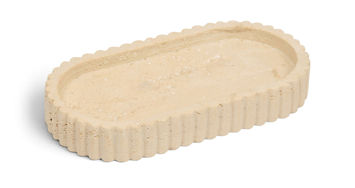 Khloe - Travertine Tray