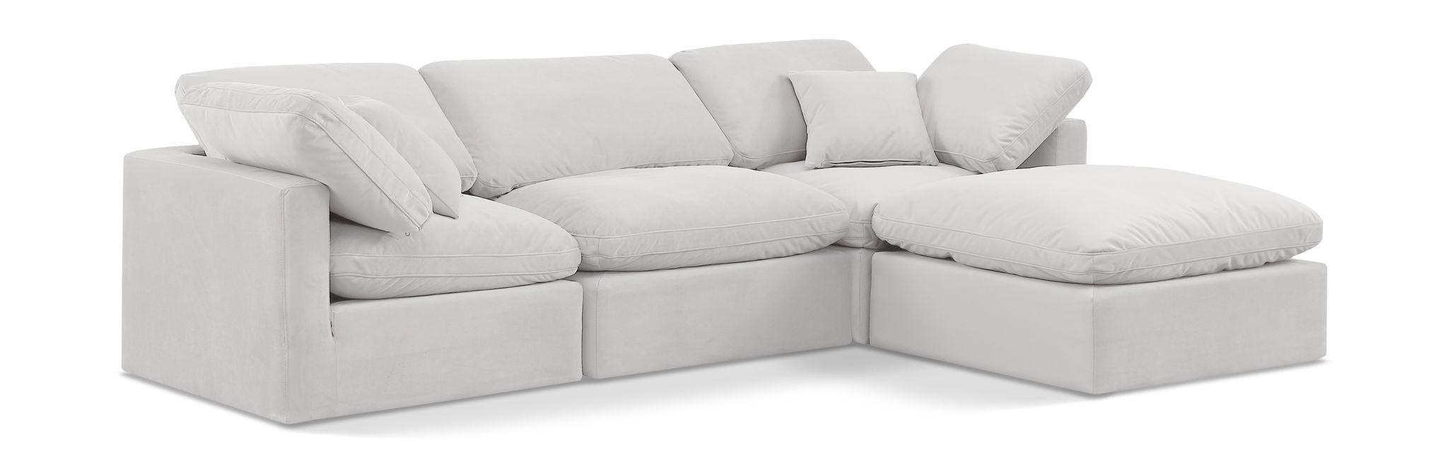 Indulge - Velvet 4 Piece Modular Sectional With Chaise - Urban Living Furniture (Los Angeles, CA)