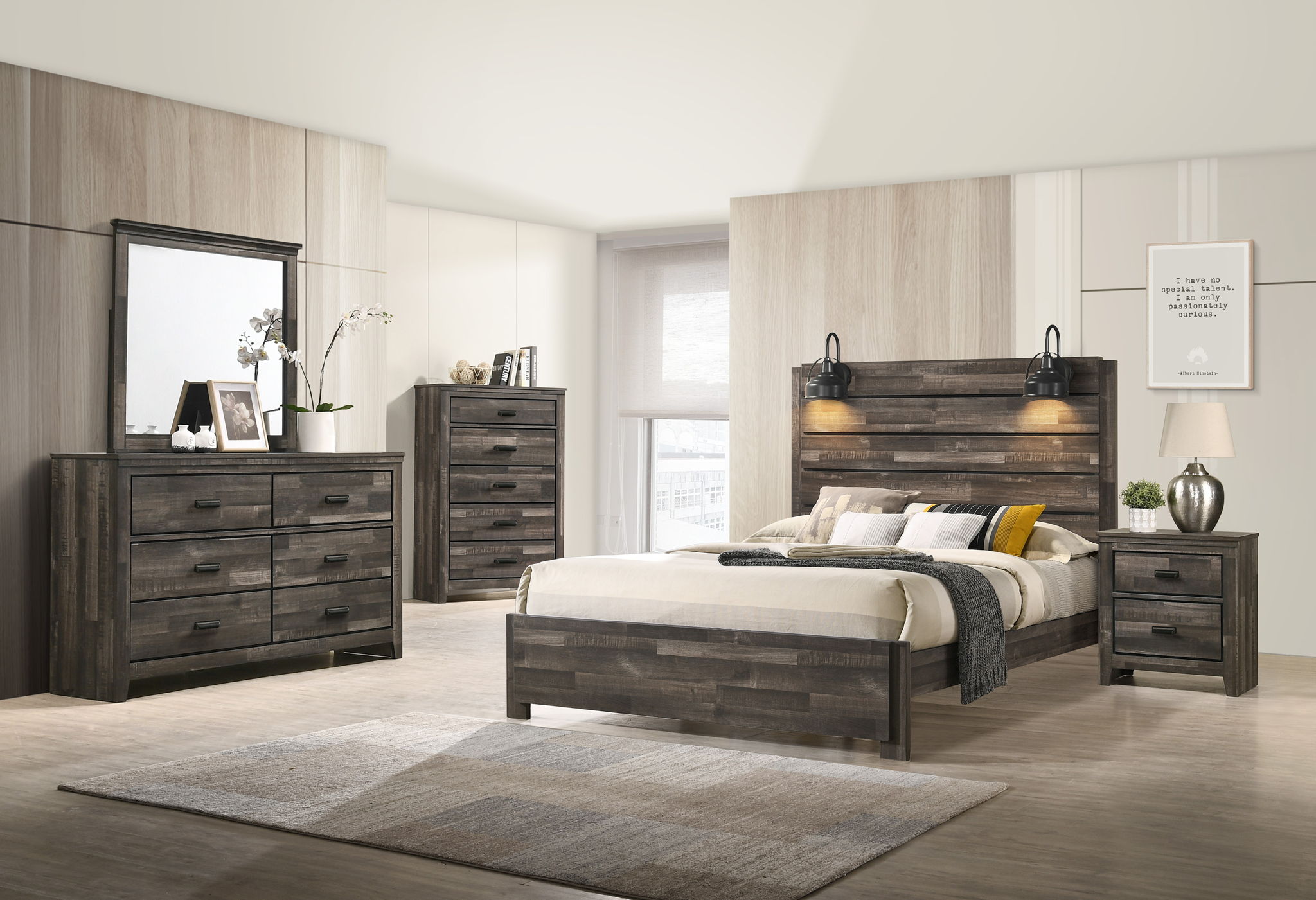Carter - Bedroom Set - Brown - Urban Living Furniture (Los Angeles, CA)