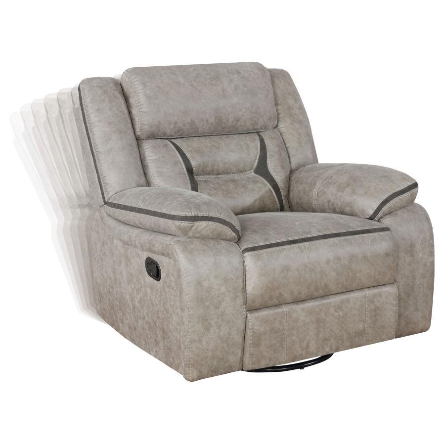 Greer - Upholstered Swivel Glider Recliner Chair - Urban Living Furniture (Los Angeles, CA)