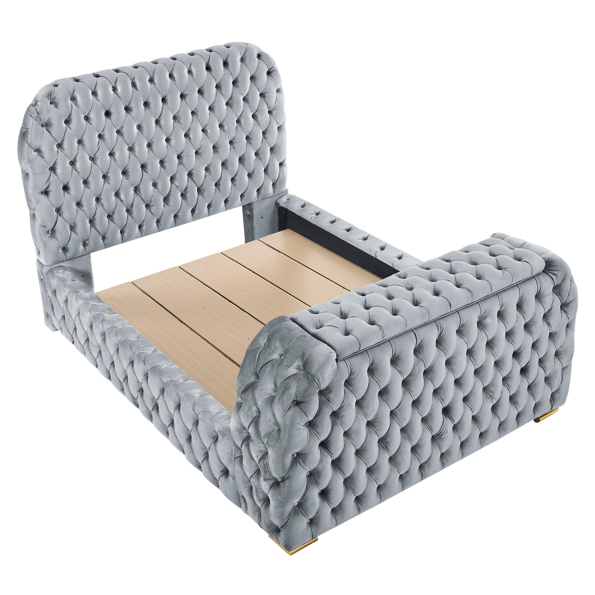 Natalia - Upholstered Bed With Decking Board Set - Urban Living Furniture (Los Angeles, CA)