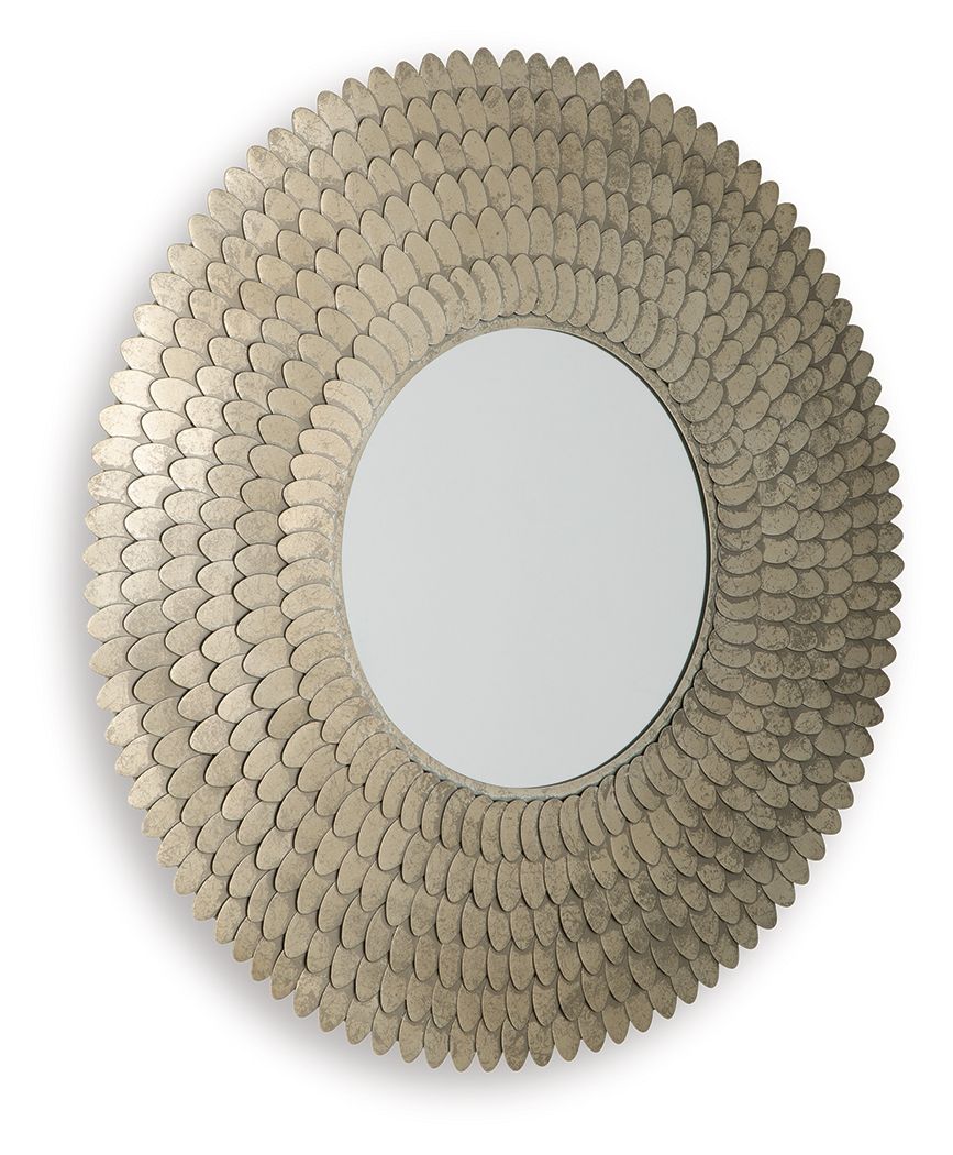Wrightmund - Champagne Finish - Accent Mirror - Urban Living Furniture (Los Angeles, CA)