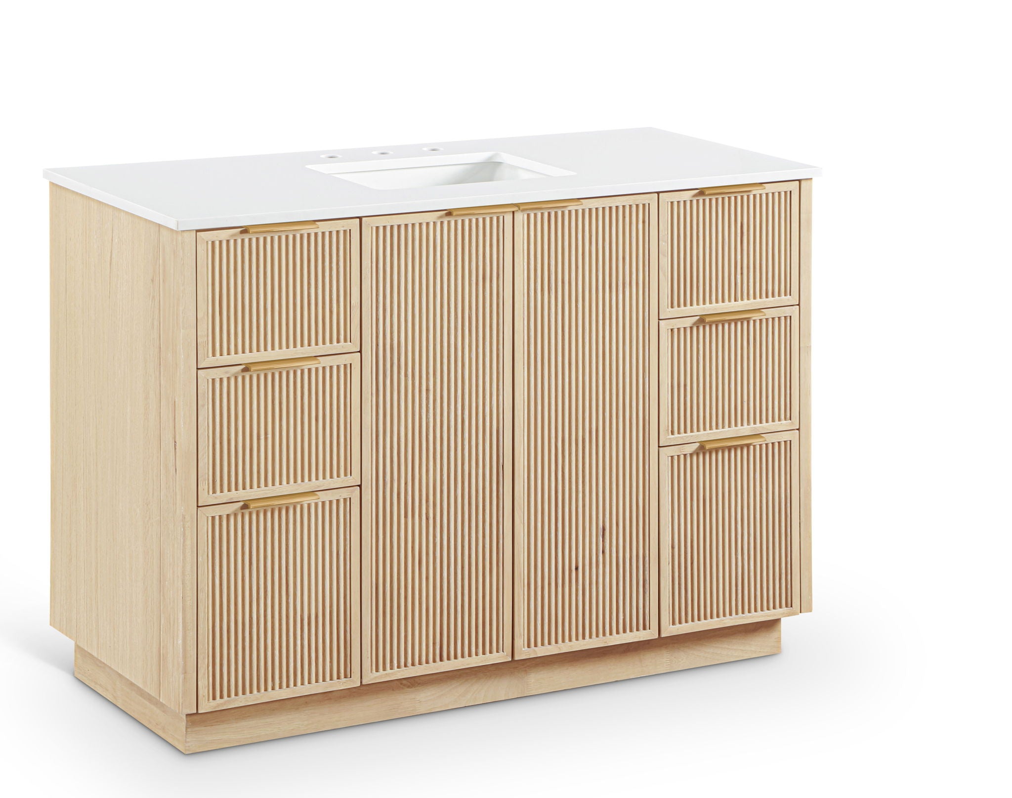 Willard - Engineered Stone And Solid Wood Bathroom Vanity - Urban Living Furniture (Los Angeles, CA)