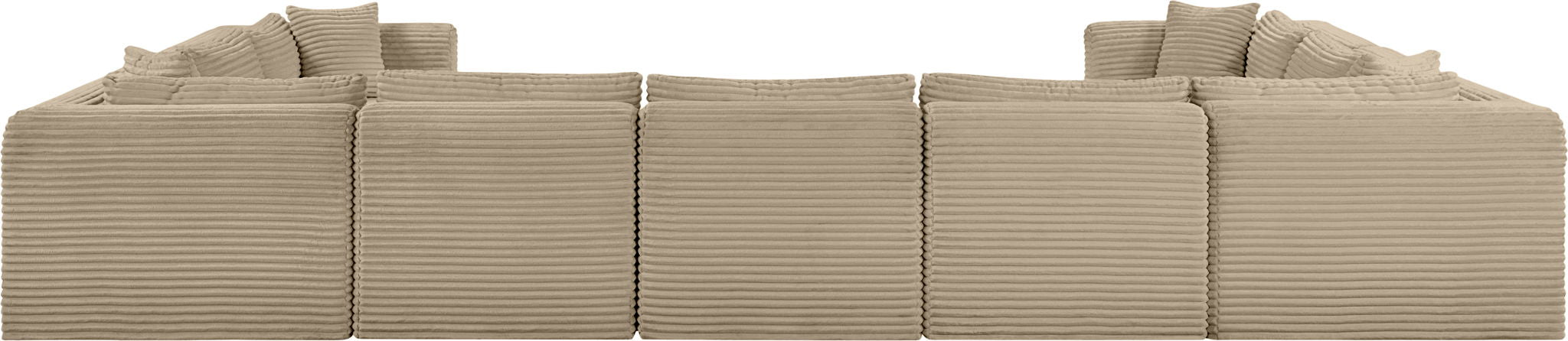 Shaggy - Fabric 9 Piece Modular U-Shaped Sectional - Urban Living Furniture (Los Angeles, CA)