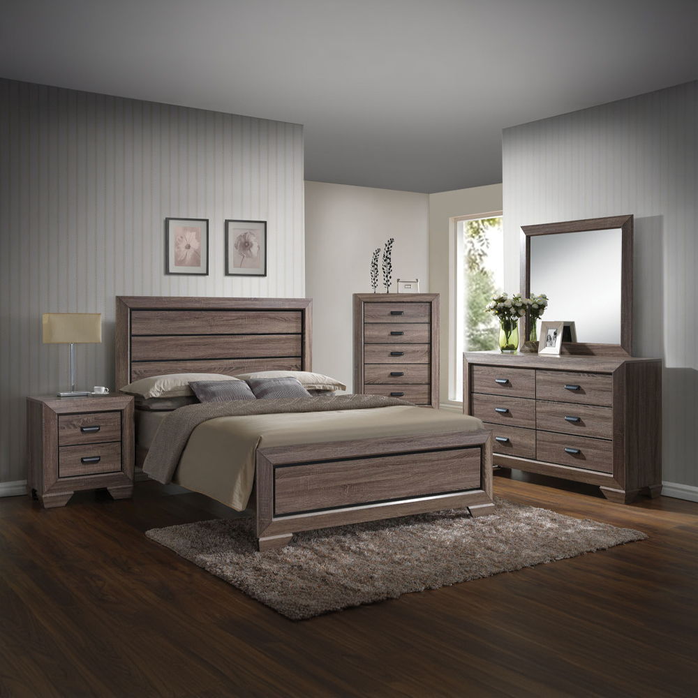 Lyndon - Mirror - Weathered Gray Grain - Urban Living Furniture (Los Angeles, CA)