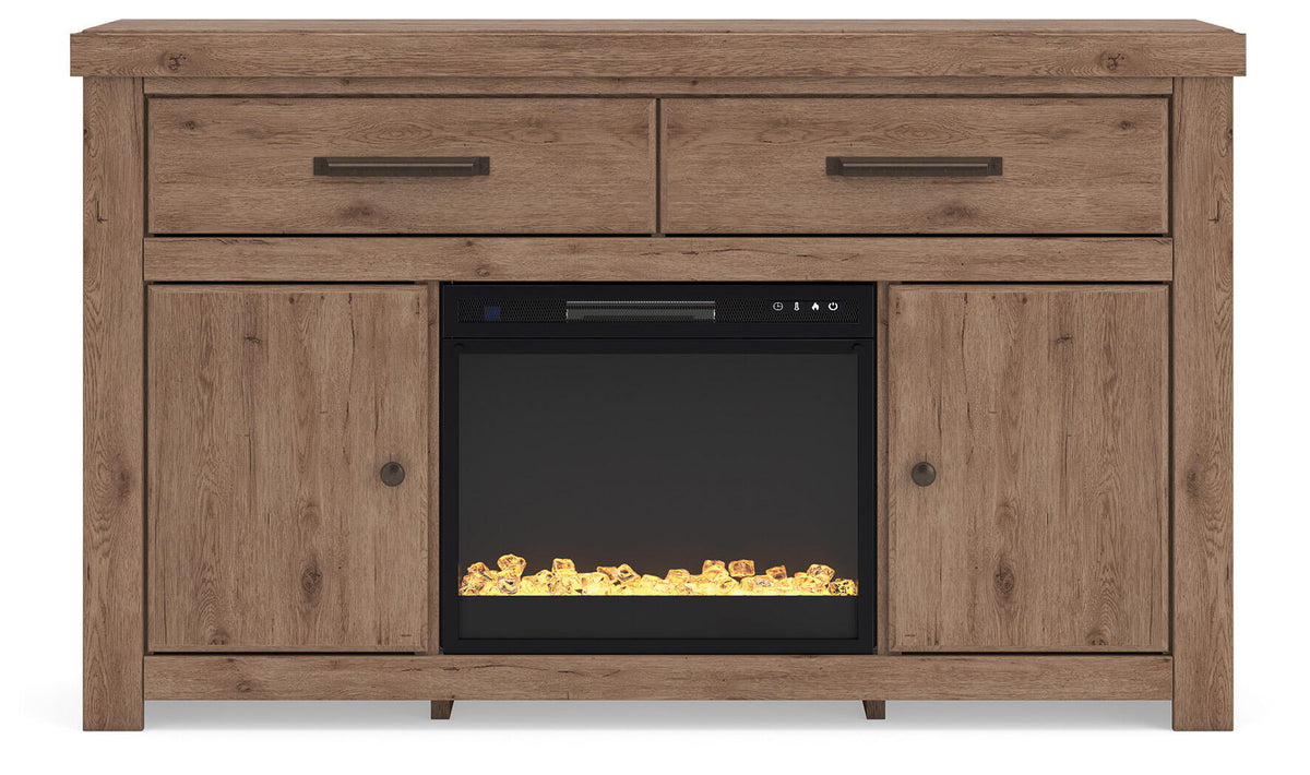 Garistyn - TV Stand With Fireplace Option
