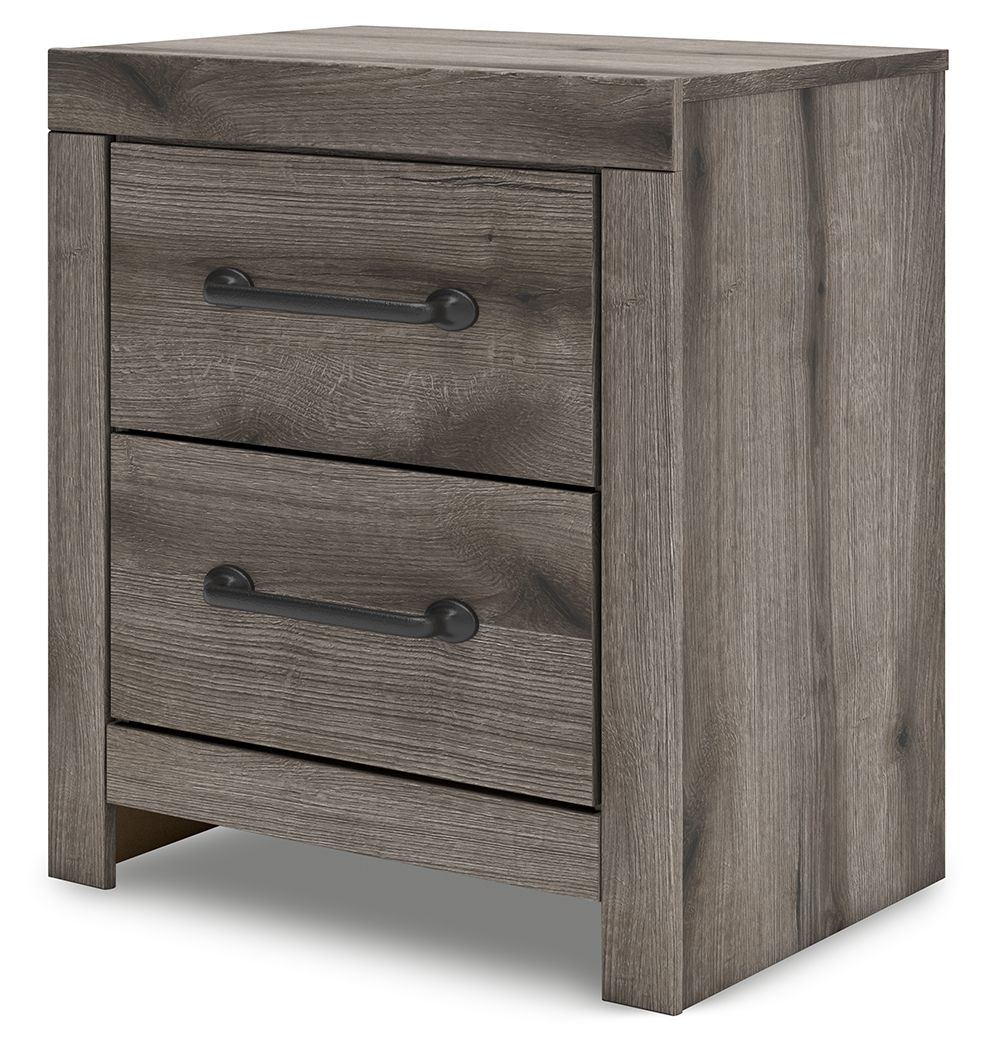 Graystorm - Brown Gray - Two Drawer Night Stand - Urban Living Furniture (Los Angeles, CA)
