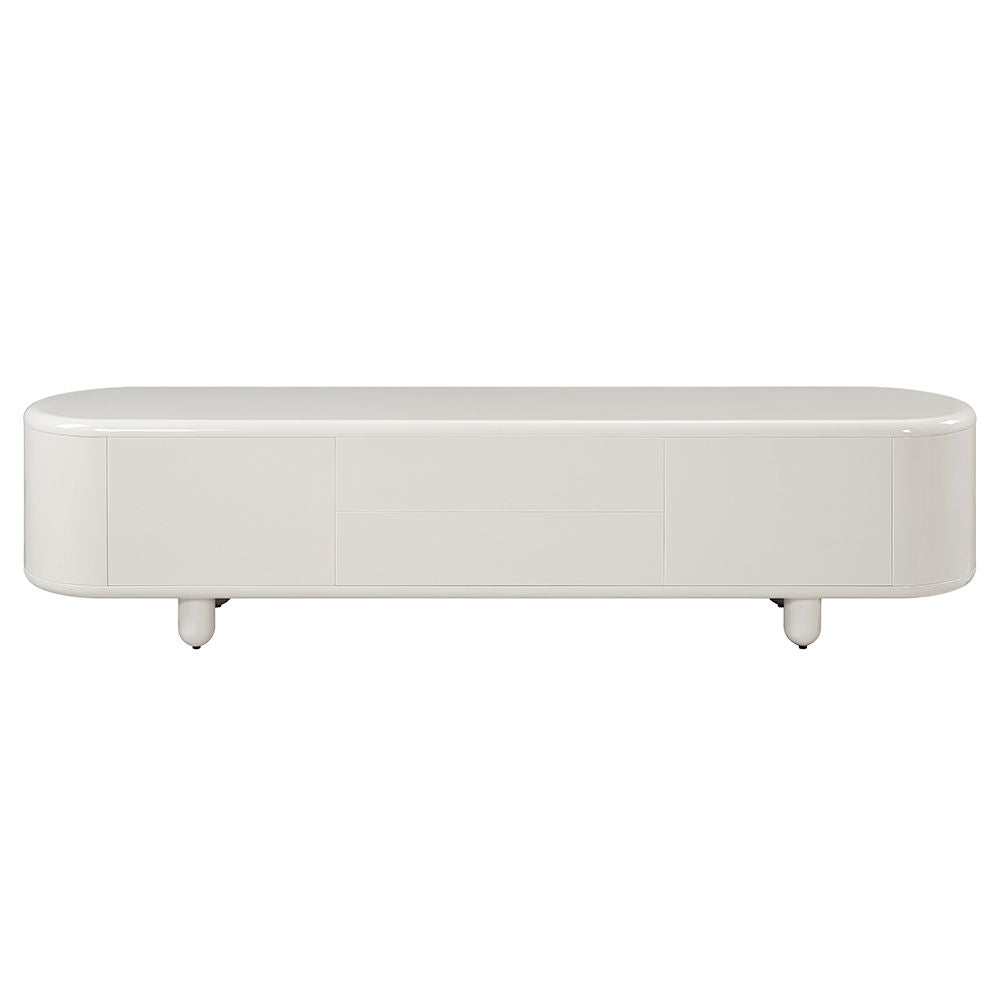 Keely - TV Stand - White High Gloss - Urban Living Furniture (Los Angeles, CA)