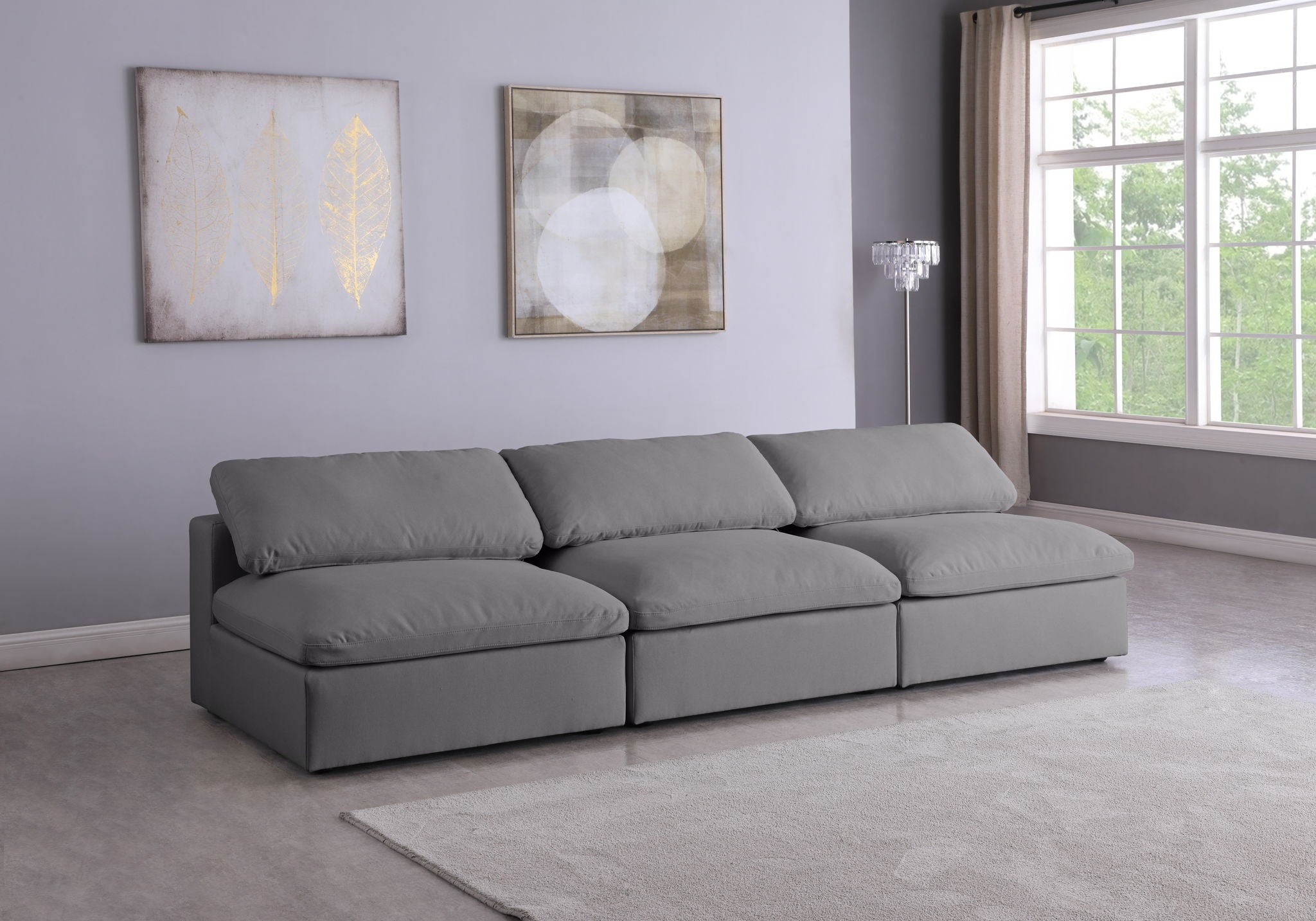 Serene - Modular Armless 3 Seat Sofa - Urban Living Furniture (Los Angeles, CA)