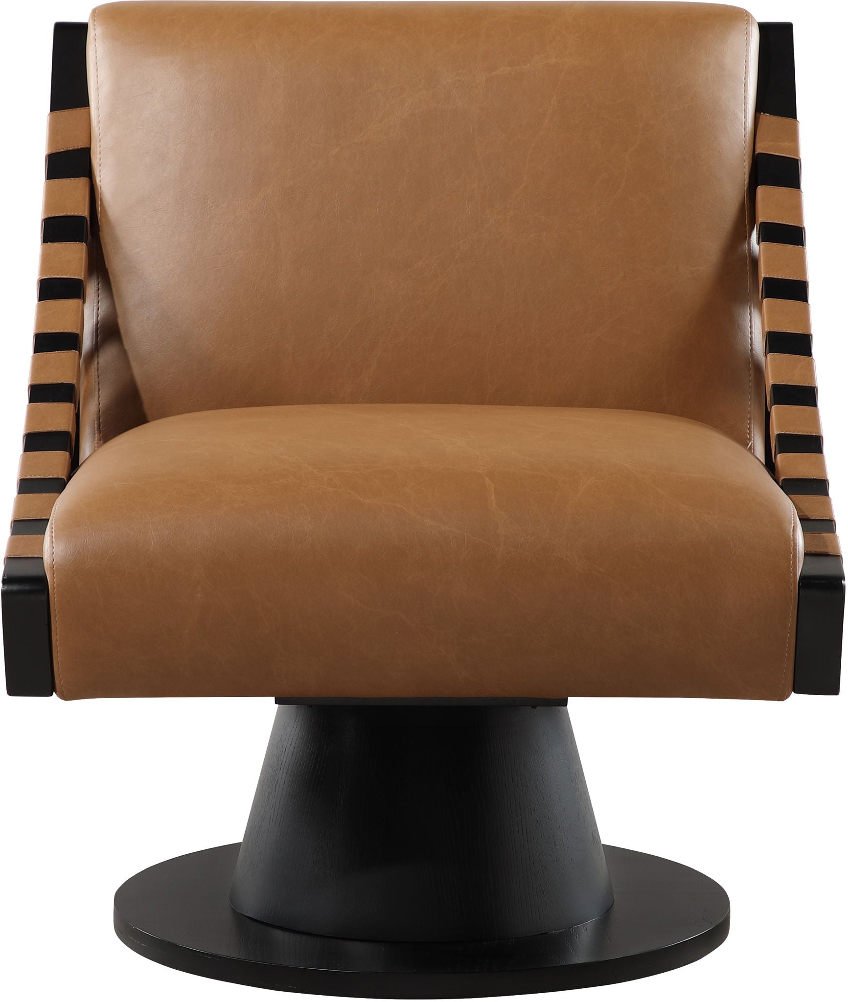 Millwin - Swivel Accent Chair With Black Base - Urban Living Furniture (Los Angeles, CA)