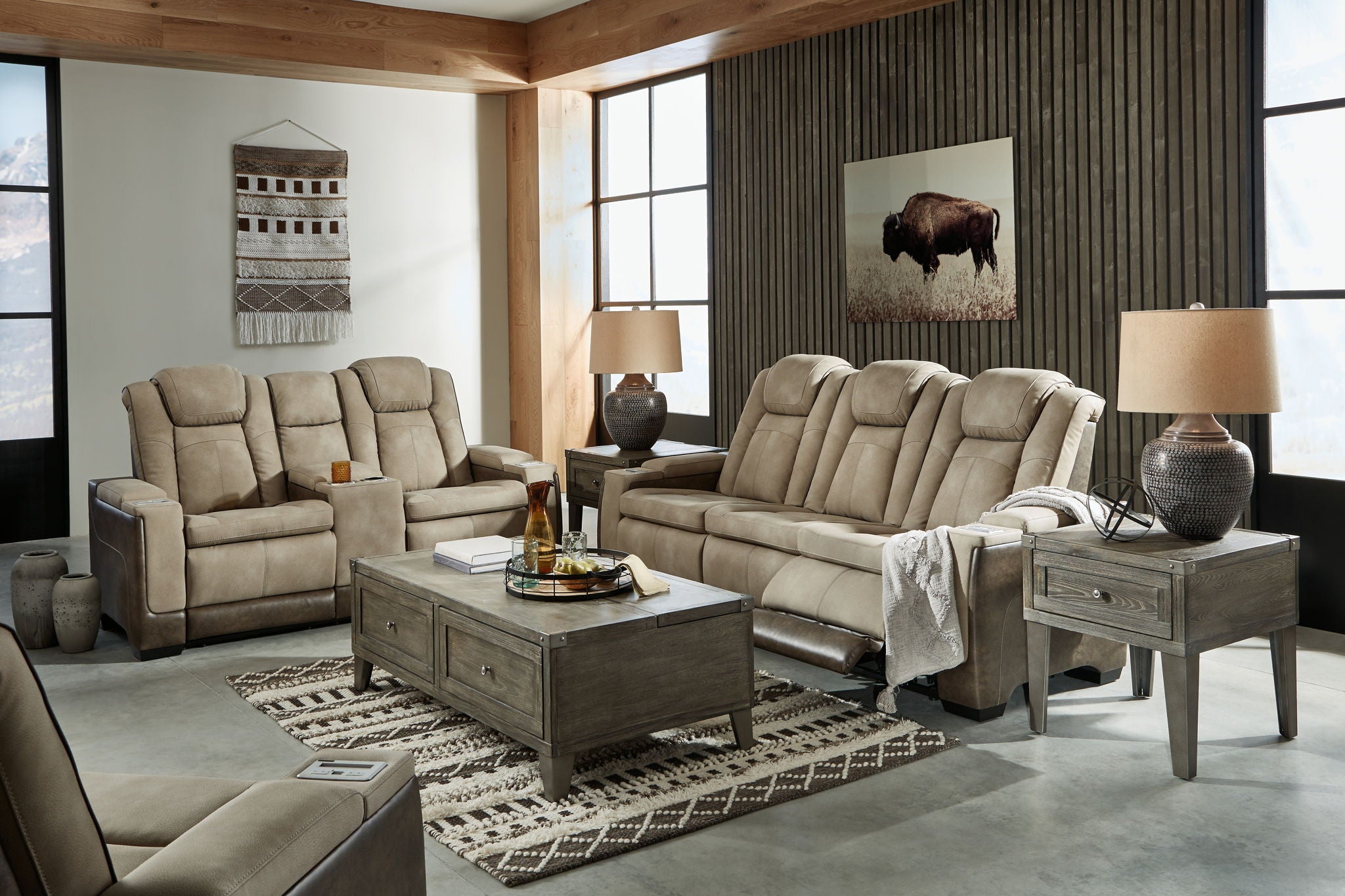 Next-Gen Durapella - Power Reclinering Living Room Set - Urban Living Furniture (Los Angeles, CA)