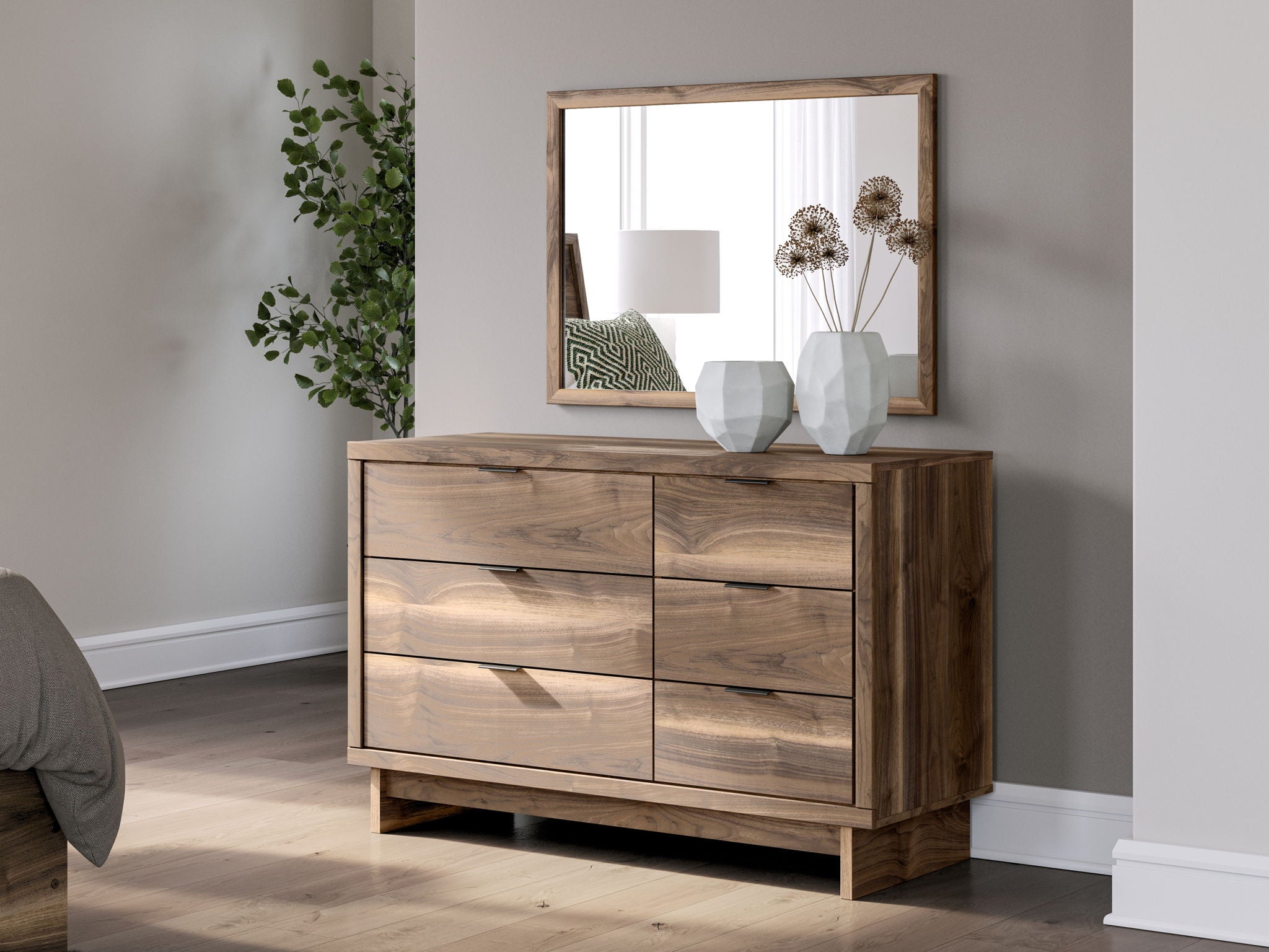 Chirason - Brown - Dresser And Mirror - Urban Living Furniture (Los Angeles, CA)