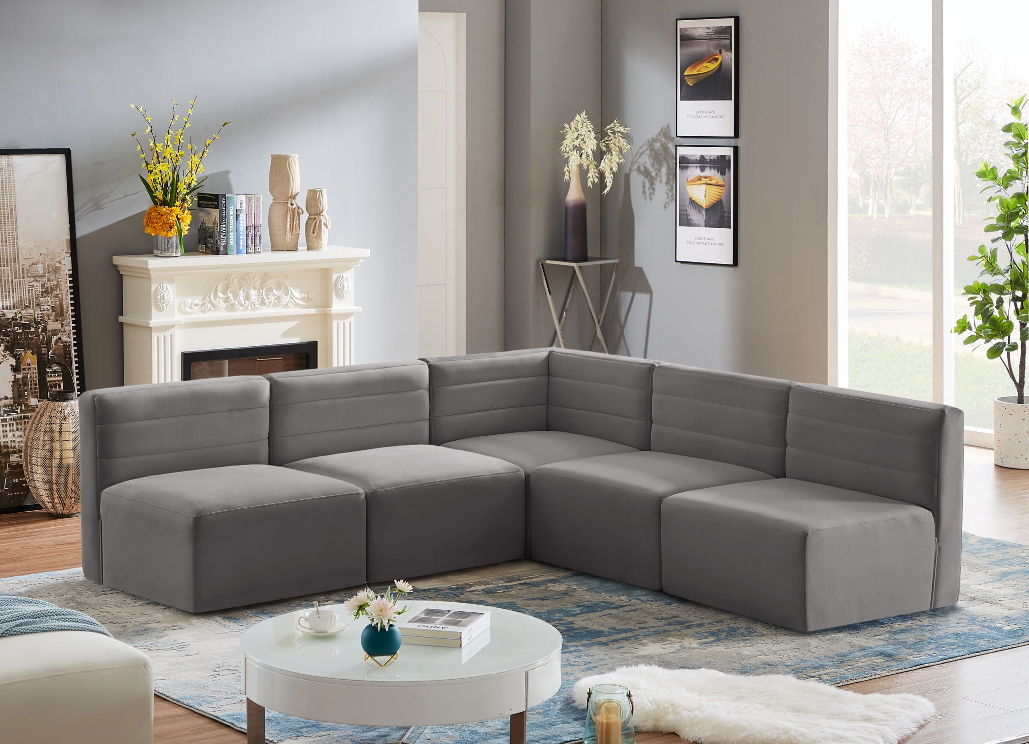 Quincy - 5 Piece Modular Sectional - Urban Living Furniture (Los Angeles, CA)