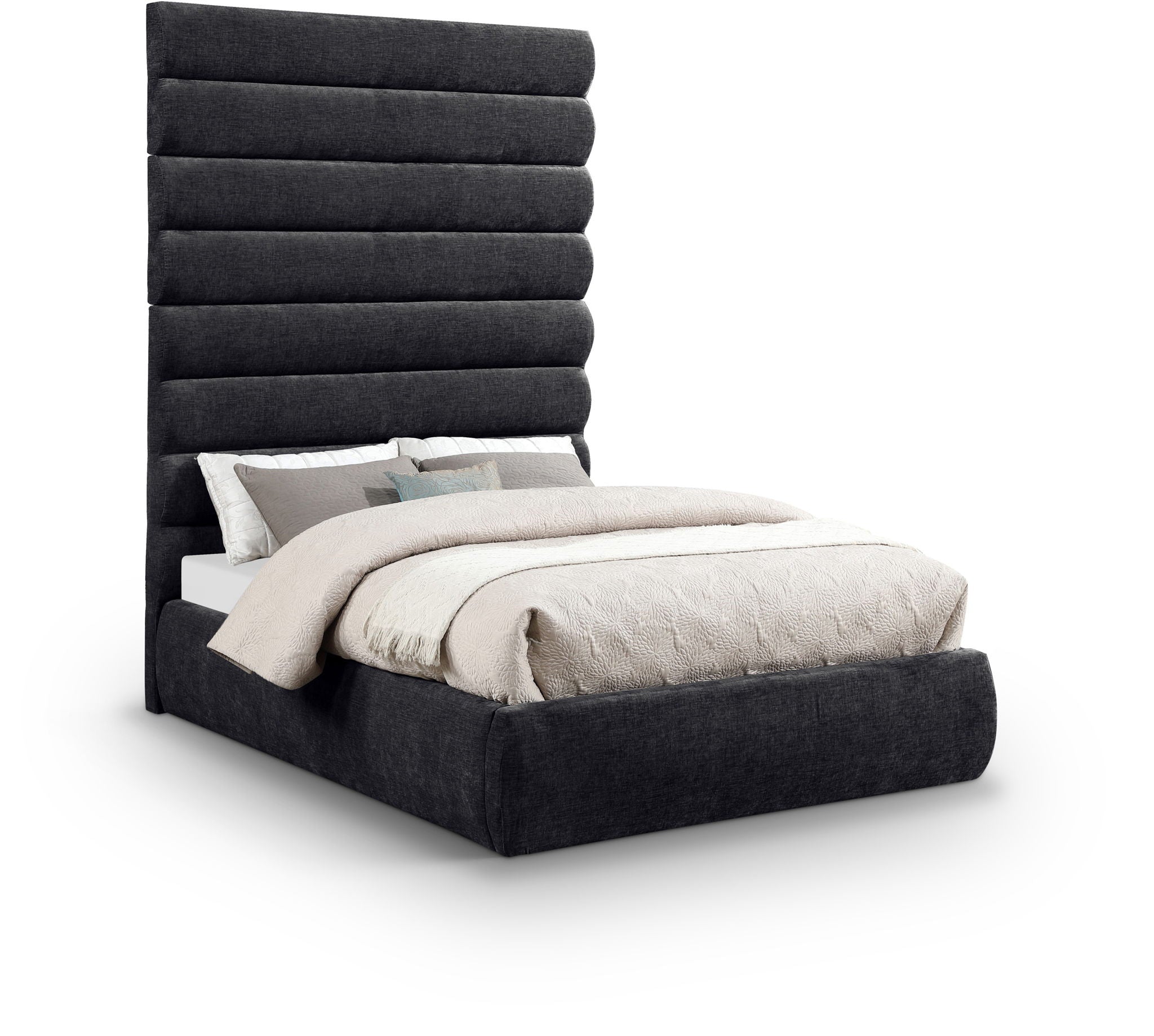 Adam - Chenille Fabric Bed With 89" Headboard - Urban Living Furniture (Los Angeles, CA)