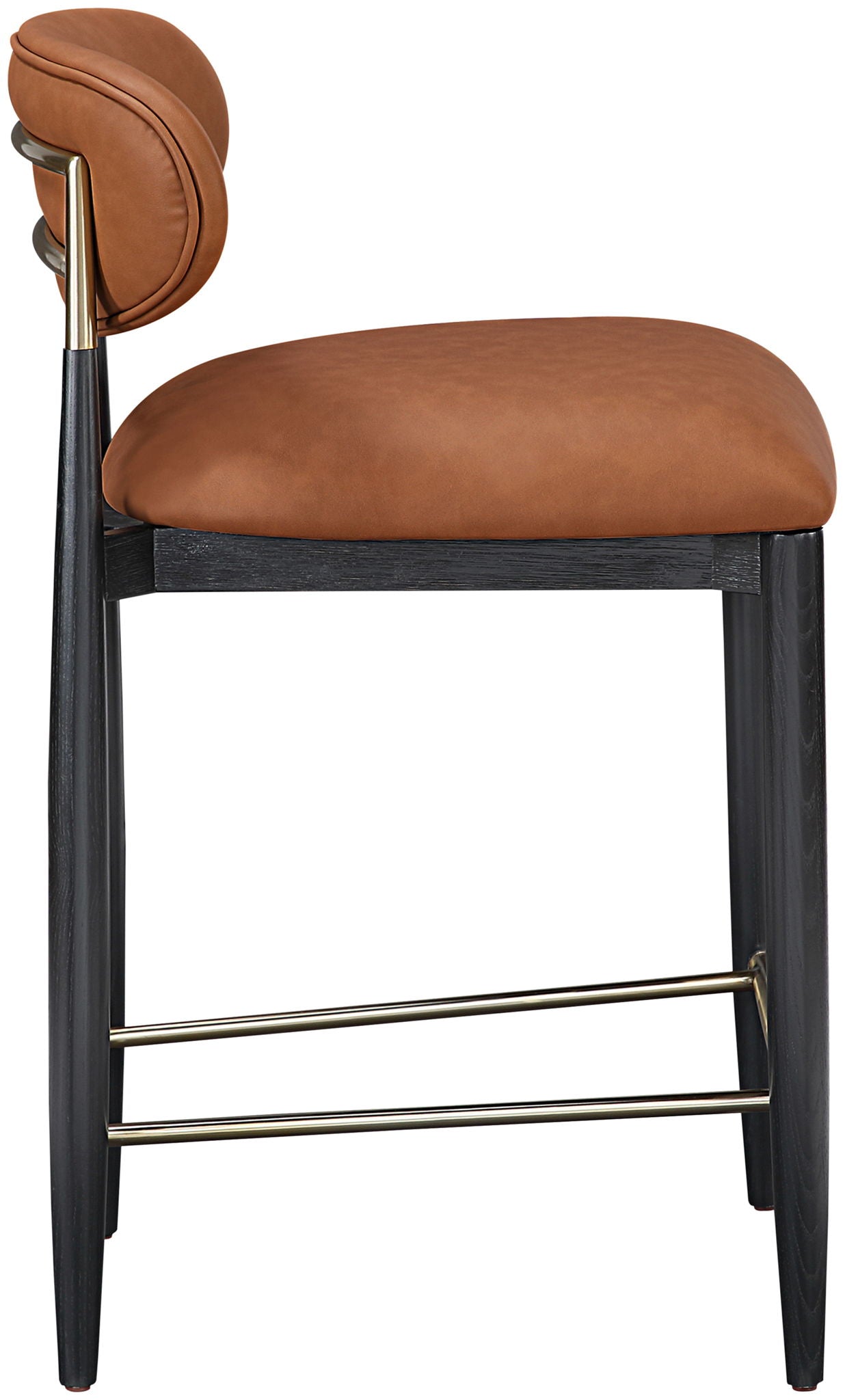 Riccio - Stool - Black And Gold Frame - Urban Living Furniture (Los Angeles, CA)