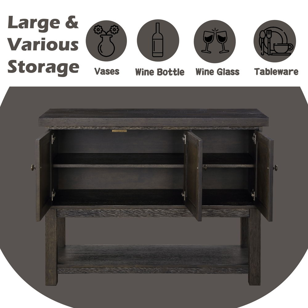 Haddie - Server - Distressed Walnut - Urban Living Furniture (Los Angeles, CA)