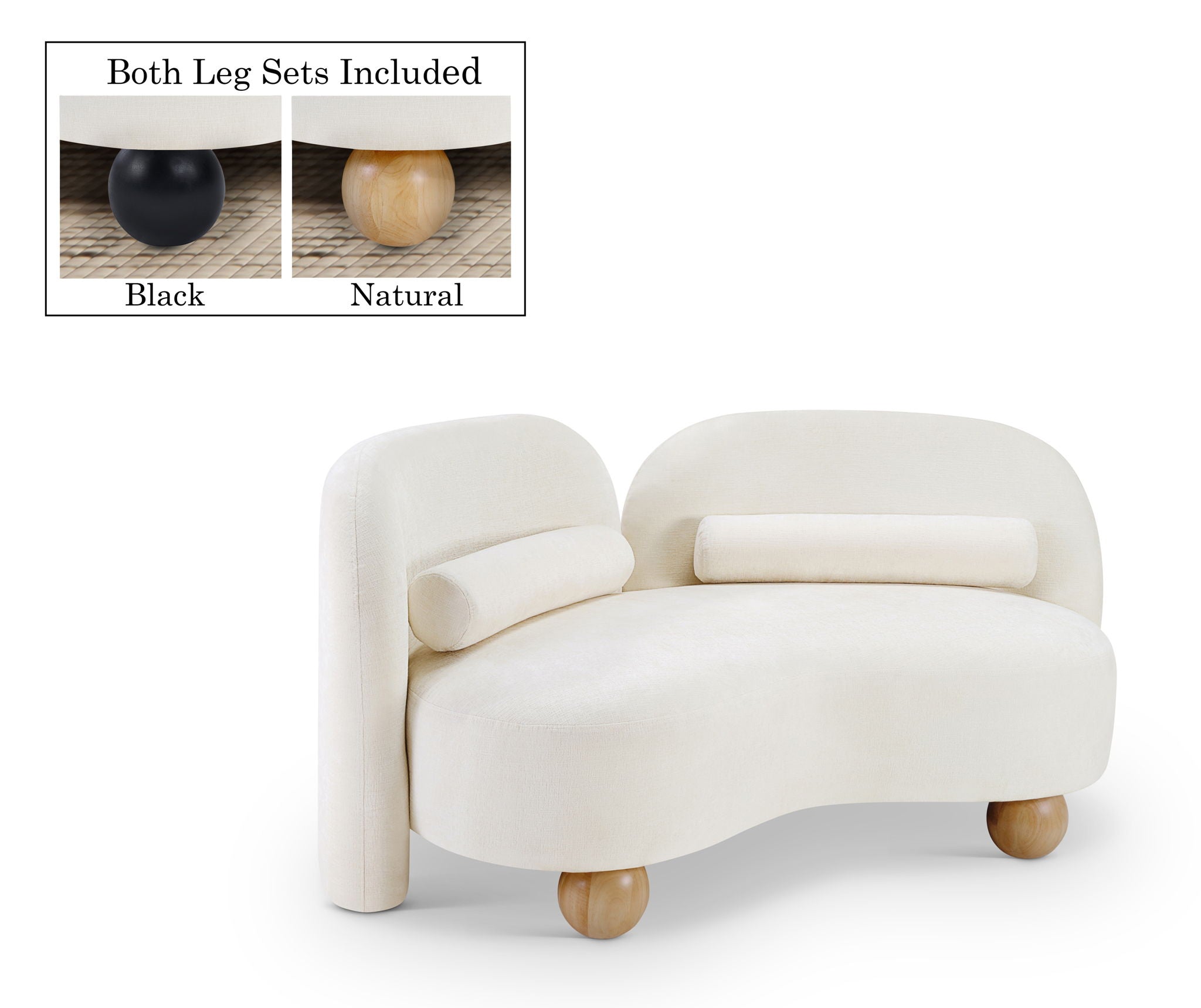 Daphne - Chenille Loveseat - Urban Living Furniture (Los Angeles, CA)