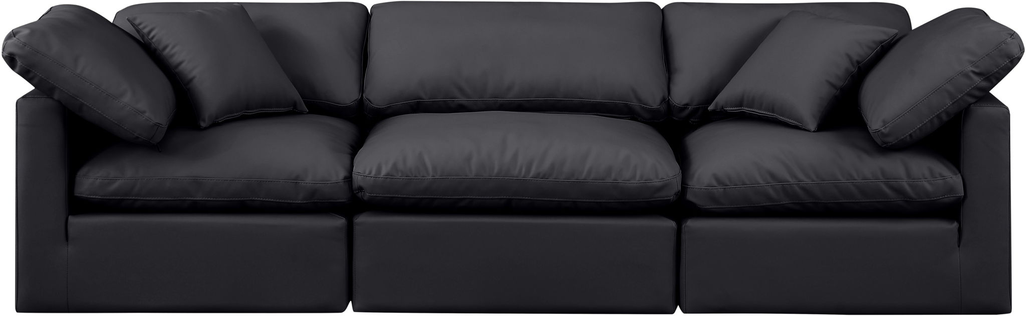 Indulge - Faux Leather 3 Seat Modular Sofa - Urban Living Furniture (Los Angeles, CA)