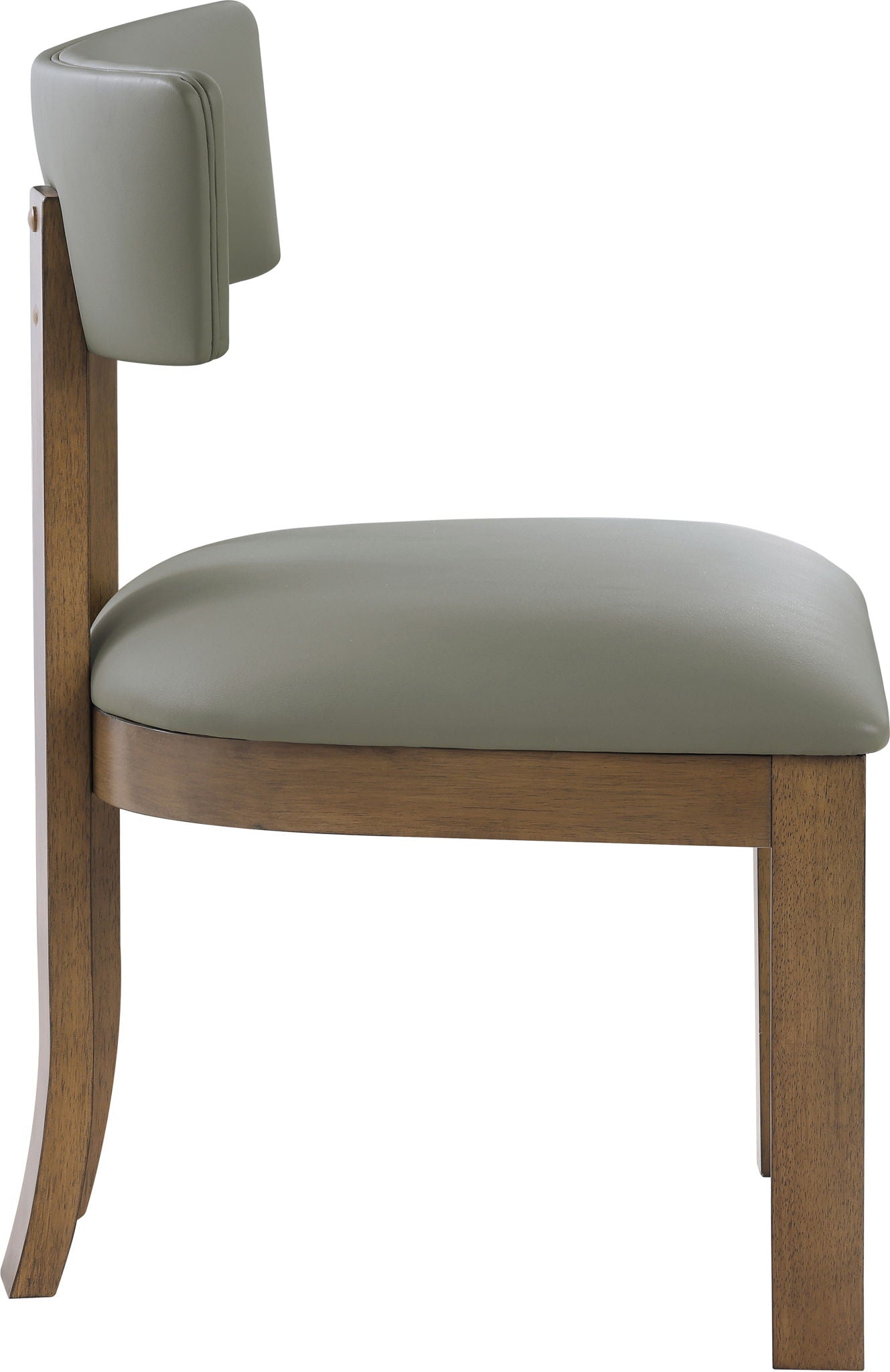 Lavrin - Vegan Leather Upholstered Dining Side Chair (Set of 2) - Walnut Base - Urban Living Furniture (Los Angeles, CA)