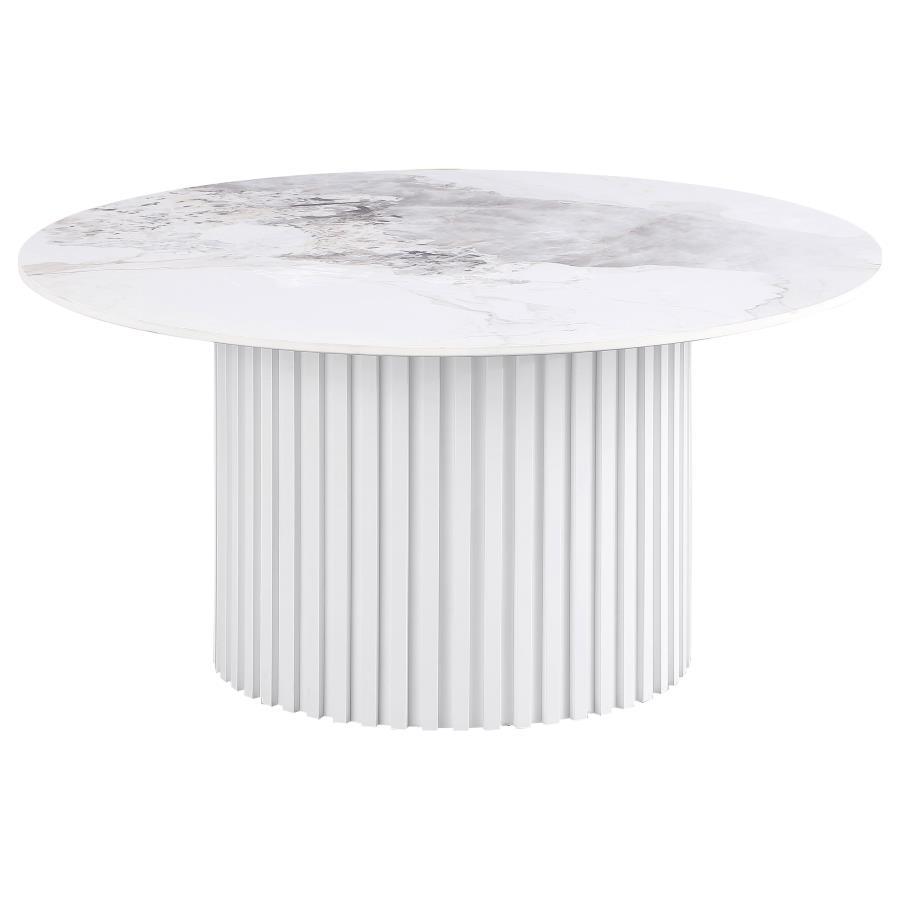 Rowena - Faux Marble Coffee Table Set - Urban Living Furniture (Los Angeles, CA)