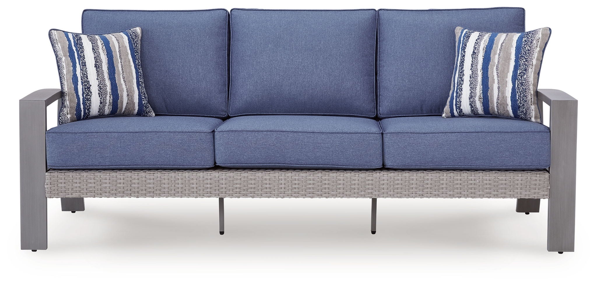 Half Moon Beach - Sofa With Cushion - Blue / Gray - Urban Living Furniture (Los Angeles, CA)