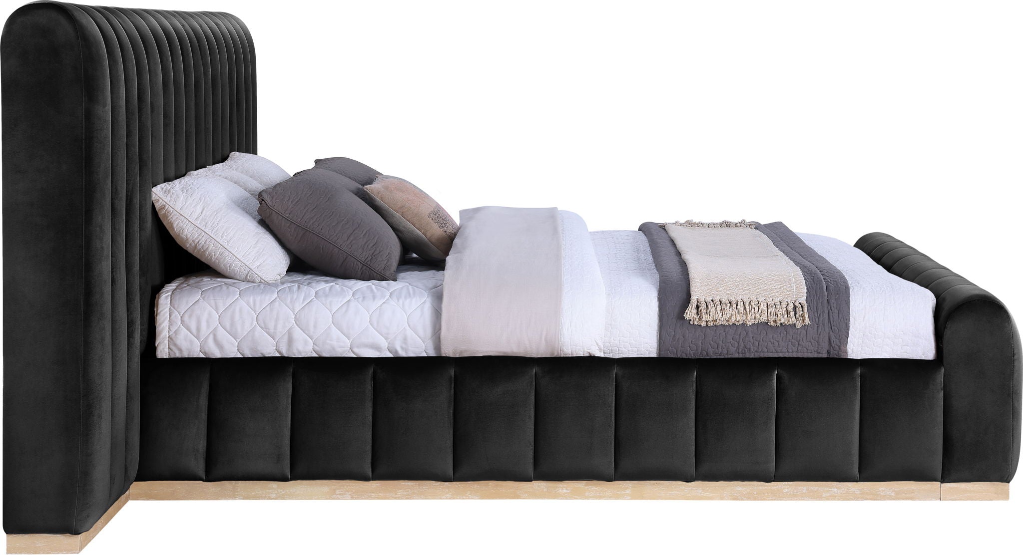 Amara - Velvet Upholstered Bed - Urban Living Furniture (Los Angeles, CA)
