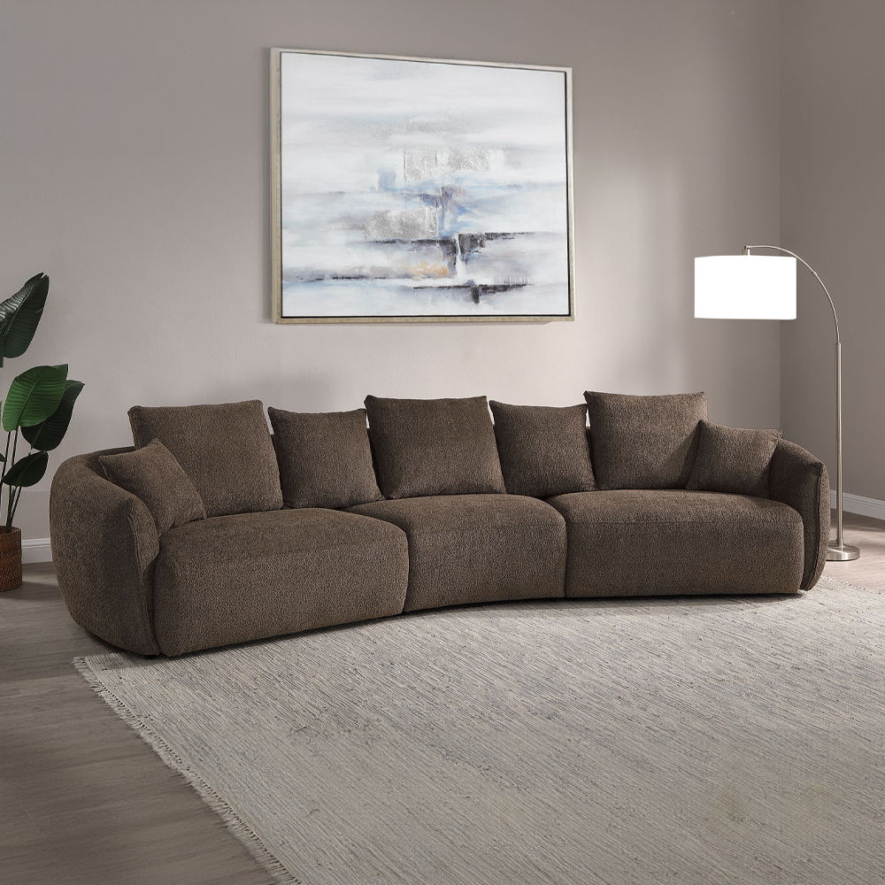 Bash - Sofa With 7 Pillows - Macca Anthology Boucle - Urban Living Furniture (Los Angeles, CA)