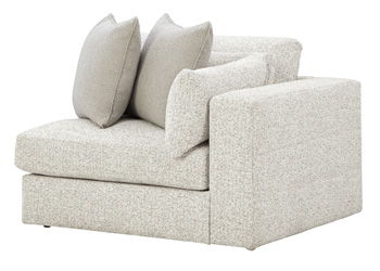 Ashbourne Estate - RAF Corner Chair - Snowstone - Urban Living Furniture (Los Angeles, CA)