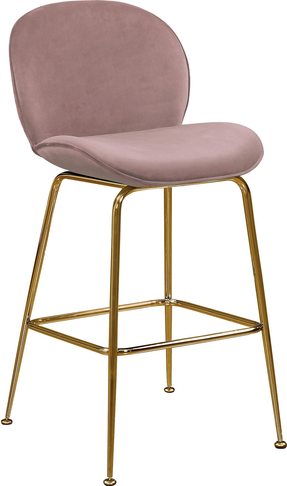 Paris - Stool with Gold Legs (Set of 2) - Urban Living Furniture (Los Angeles, CA)