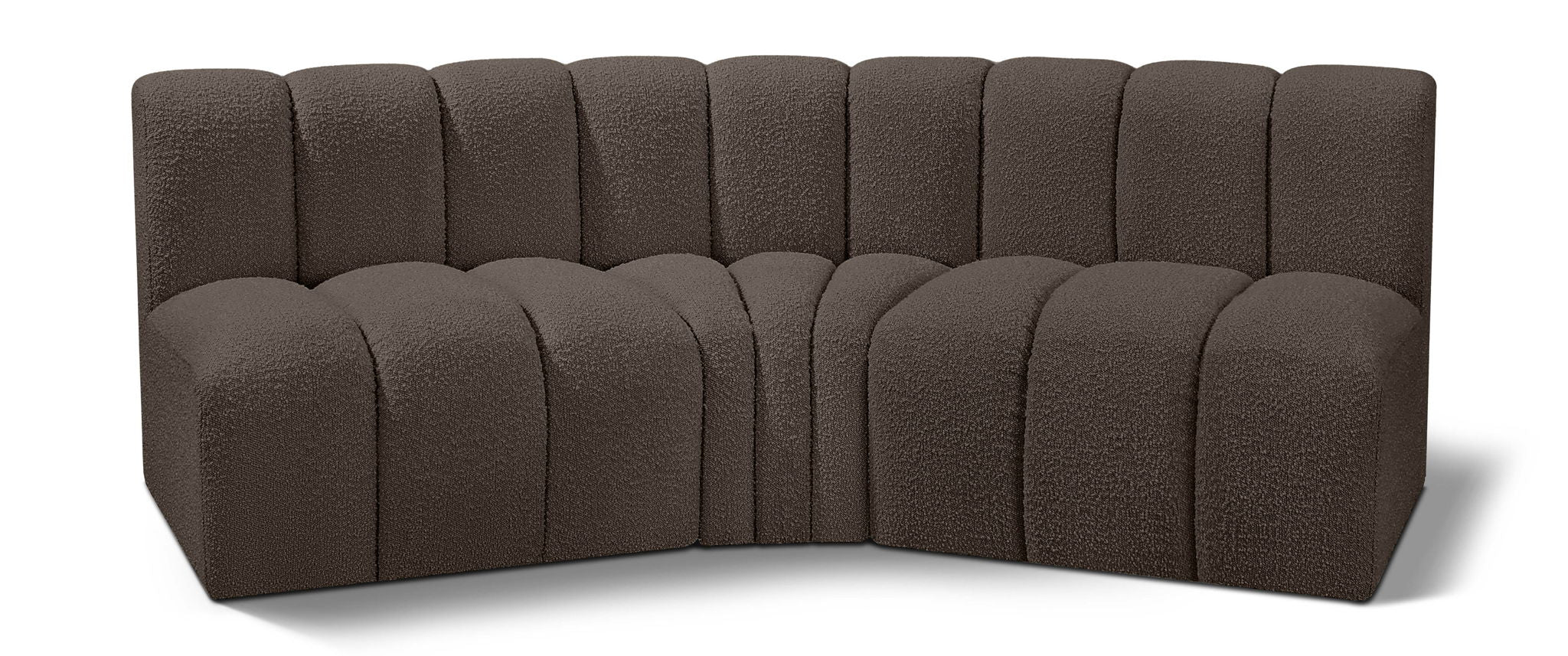Arc - Boucle Fabric 3 Piece Modular Corner Sofa - Urban Living Furniture (Los Angeles, CA)