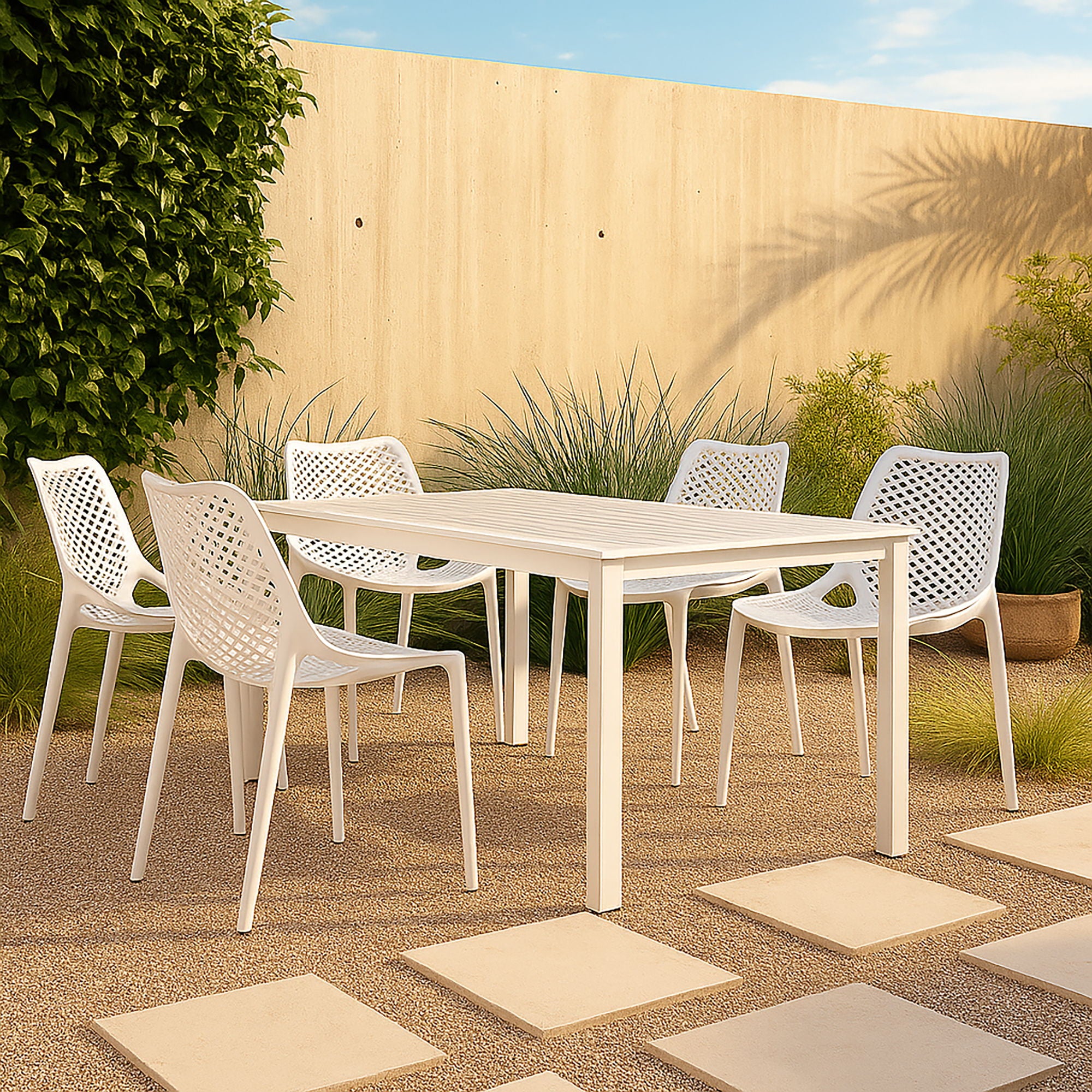 Mykonos - Outdoor Patio Dining Chair (Set of 2) - Urban Living Furniture (Los Angeles, CA)