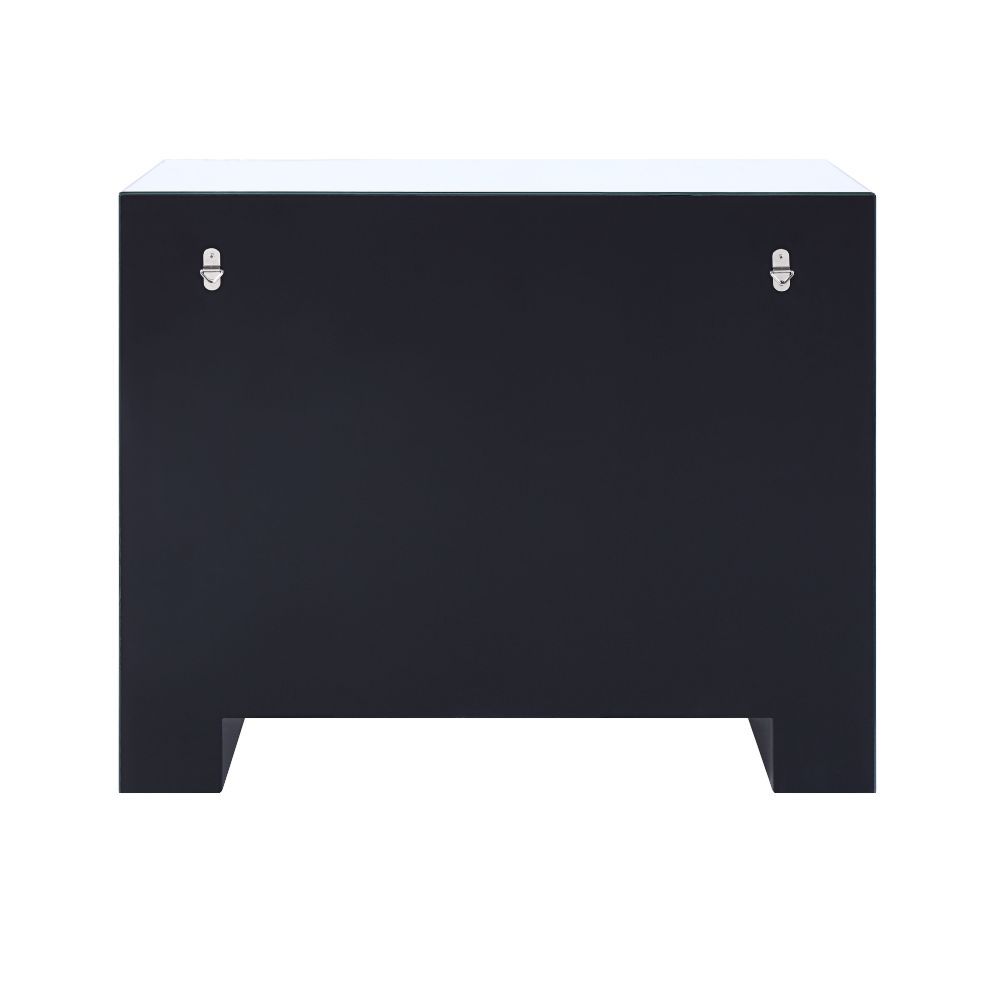 Noralie - 32" Console Cabinet - Mirrored & Faux Diamonds - Urban Living Furniture (Los Angeles, CA)