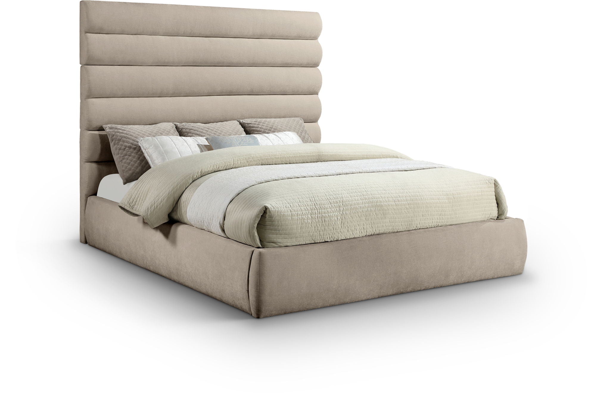 Adam - Chenille Fabric Bed With 70.5" Headboard - Urban Living Furniture (Los Angeles, CA)