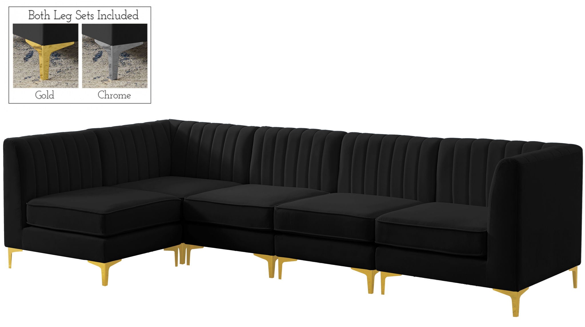 Alina - 5 Piece Modular Sectional - Urban Living Furniture (Los Angeles, CA)