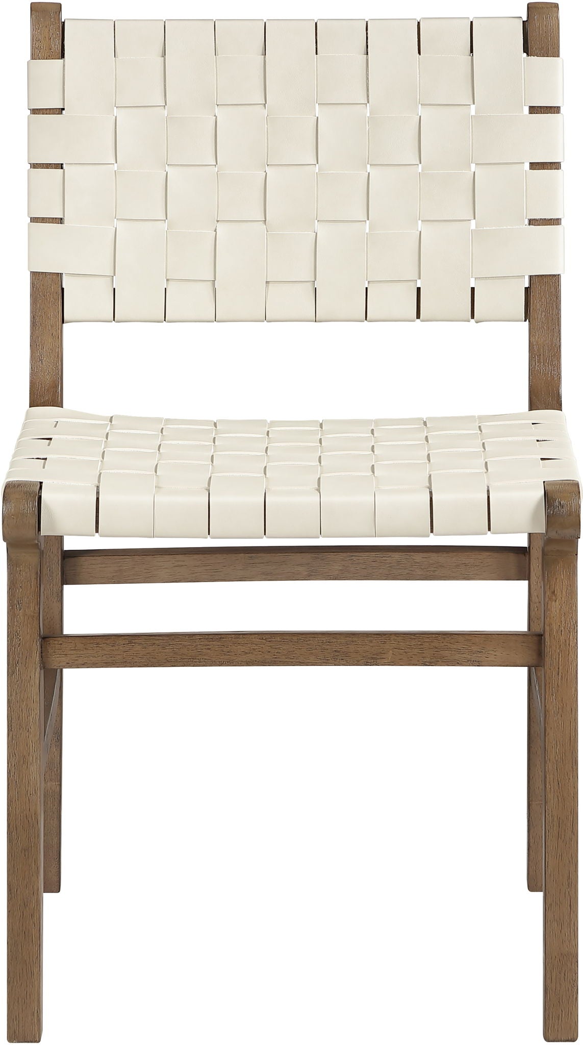 Entwine - Vegan Leather Upholstered Dining Chair - Painted Brown - Urban Living Furniture (Los Angeles, CA)