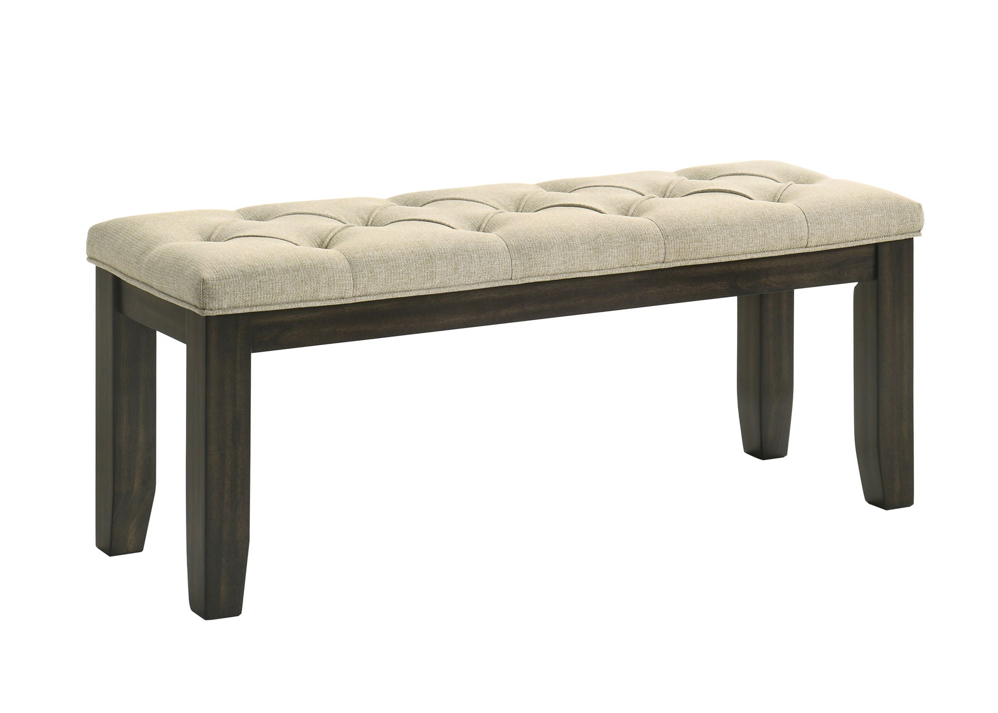 Herbert - Bench - Espresso / Beige - Urban Living Furniture (Los Angeles, CA)