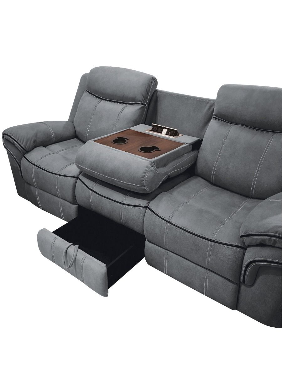 Zubaida - Sofa w/USB Dock & Console(Motion) - Urban Living Furniture (Los Angeles, CA)
