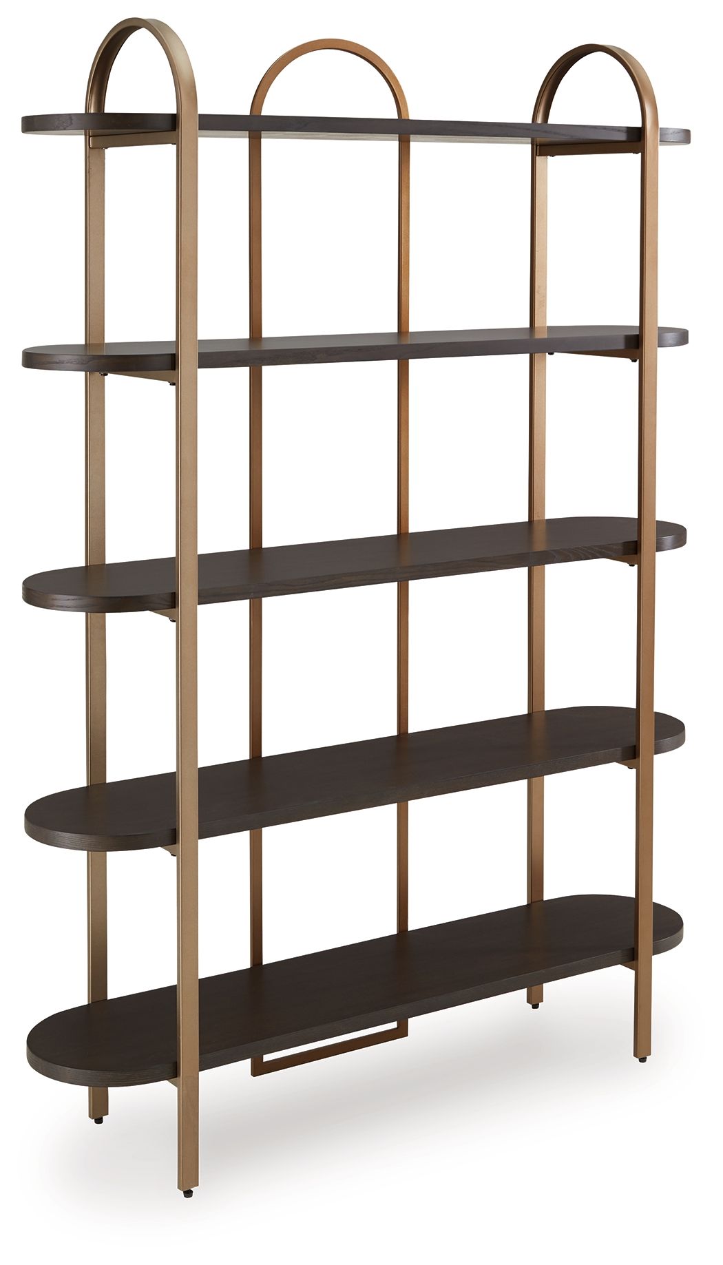Brentmour - Brown / Gold Finish - Bookcase - Urban Living Furniture (Los Angeles, CA)