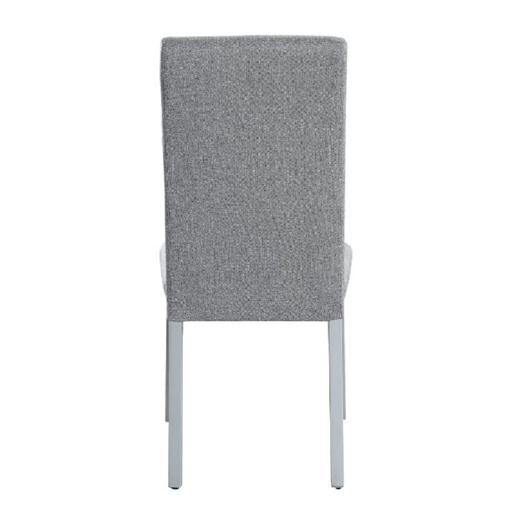 Lanton - Side Chair (Set of 2) - Gray Linen & Antique White - Urban Living Furniture (Los Angeles, CA)