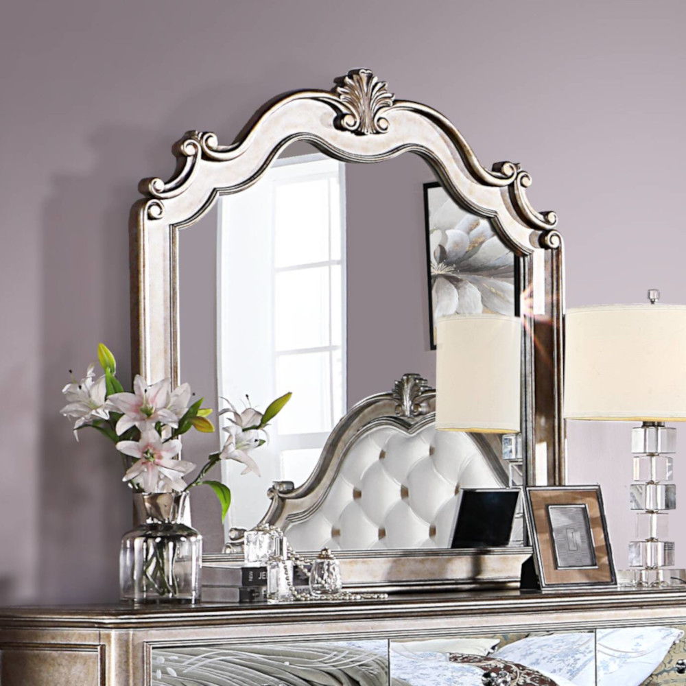 Esteban - Mirror - Antique Champagne - Urban Living Furniture (Los Angeles, CA)